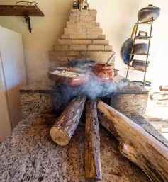 Área de alimentação - No sitio Macuquinhos em Salezopolis